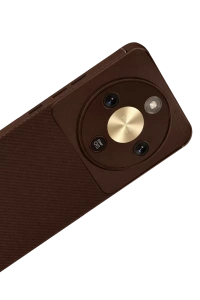 Huawei Honor Magic 8 Lite Auto Focus Karbon Kapak - Kahverengi
