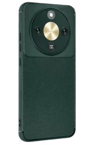 Huawei Honor Magic 8 Lite Auto Focus Karbon Kapak - Koyu Yeşil