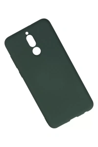 Huawei Mate 10 Lite Kılıf Nano içi Kadife Silikon - Koyu Yeşil