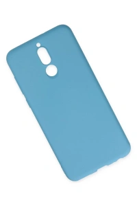 Huawei Mate 10 Lite Kılıf Nano içi Kadife Silikon - Mavi