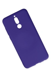 Huawei Mate 10 Lite Kılıf Nano içi Kadife Silikon - Mor