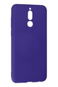 Huawei Mate 10 Lite Kılıf Nano içi Kadife Silikon - Mor