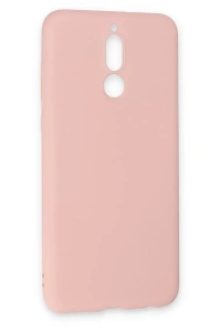 Huawei Mate 10 Lite Kılıf Nano içi Kadife Silikon - Pudra