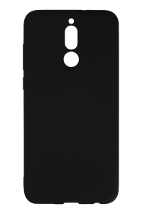 Huawei Mate 10 Lite Kılıf Nano içi Kadife Silikon - Siyah