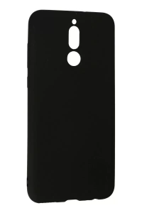 Huawei Mate 10 Lite Kılıf Nano içi Kadife Silikon - Siyah
