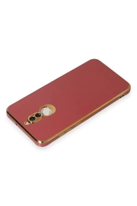 Huawei Mate 10 Lite Kılıf Volet Silikon - Kırmızı