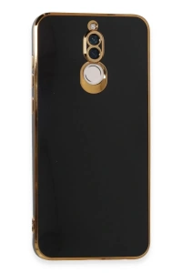 Huawei Mate 10 Lite Kılıf Volet Silikon - Siyah