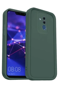 Huawei Mate 20 Lite Kılıf Viera Silikon - Koyu Yeşil