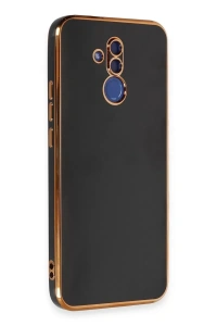 Huawei Mate 20 Lite Kılıf Volet Silikon - Siyah