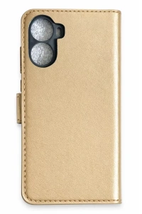 Huawei Nova 10 SE Trend S Plus Kapaklı Kılıf - Gold