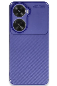 Huawei Nova 12 SE Kılıf Auto Focus Karbon Kapak - Lacivert