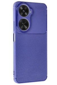 Huawei Nova 12 SE Kılıf Auto Focus Karbon Kapak - Lacivert