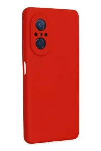 Huawei Nova 9 SE Kılıf Nano içi Kadife Silikon - Kırmızı