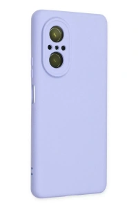 Huawei Nova 9 SE Kılıf Nano içi Kadife Silikon - Lila