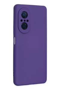 Huawei Nova 9 SE Kılıf Nano içi Kadife Silikon - Mor