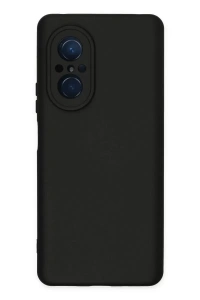 Huawei Nova 9 SE Kılıf Nano içi Kadife Silikon - Siyah