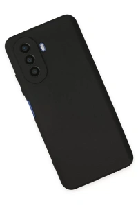 Huawei Nova Y70 Kılıf First Silikon - Siyah