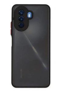 Huawei Nova Y70 Kılıf Montreal Silikon Kapak - Siyah