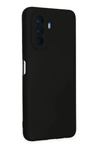 Huawei Nova Y70 Kılıf Nano içi Kadife Silikon - Siyah