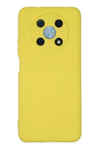 Huawei Nova Y90 Kılıf Nano içi Kadife Silikon - Sarı