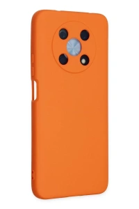 Huawei Nova Y90 Kılıf Nano içi Kadife Silikon - Turuncu