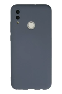 Huawei P Smart 2019 Kılıf Nano içi Kadife Silikon - Gri