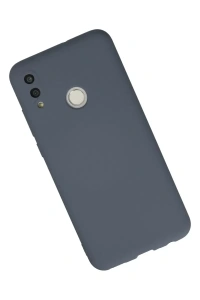 Huawei P Smart 2019 Kılıf Nano içi Kadife Silikon - Gri