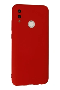 Huawei P Smart 2019 Kılıf Nano içi Kadife Silikon - Kırmızı