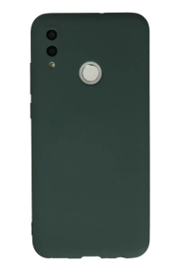Huawei P Smart 2019 Kılıf Nano içi Kadife Silikon - Koyu Yeşil