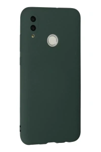 Huawei P Smart 2019 Kılıf Nano içi Kadife Silikon - Koyu Yeşil