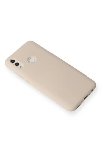 Huawei P Smart 2019 Kılıf Nano içi Kadife Silikon - Pudra