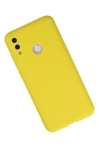 Huawei P Smart 2019 Kılıf Nano içi Kadife Silikon - Sarı