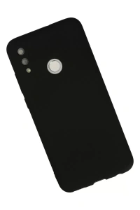 Huawei P Smart 2019 Kılıf Nano içi Kadife Silikon - Siyah