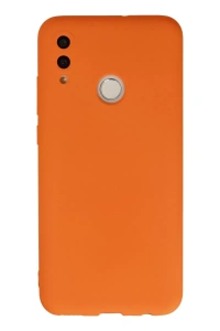 Huawei P Smart 2019 Kılıf Nano içi Kadife Silikon - Turuncu