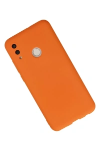 Huawei P Smart 2019 Kılıf Nano içi Kadife Silikon - Turuncu
