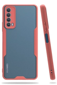Huawei P Smart 2021 Kılıf Platin Silikon - Pembe
