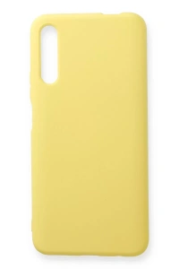 Huawei P Smart Pro / Y9S Kılıf Nano içi Kadife Silikon - Sarı