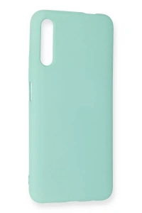 Huawei P Smart Pro / Y9S Kılıf Nano içi Kadife Silikon - Turkuaz