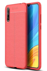Huawei P Smart S Kılıf Auto Focus Kapak - Kırmızı