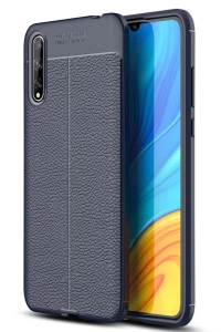 Huawei P Smart S Kılıf Auto Focus Kapak - Lacivert