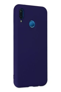 Huawei P20 Lite Kılıf Nano içi Kadife Silikon - Mor