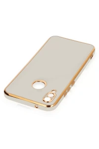 Huawei P20 Lite Kılıf Volet Silikon - Beyaz