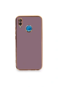 Huawei P20 Lite Kılıf Volet Silikon - Mor