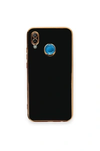 Huawei P20 Lite Kılıf Volet Silikon - Siyah