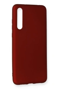 Huawei P20 Pro Kılıf First Silikon - Bordo