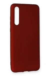 Huawei P20 Pro Kılıf First Silikon - Bordo