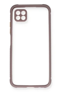 Huawei P40 Lite Kılıf Miami Şeffaf Silikon - Açık Mor
