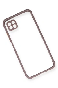 Huawei P40 Lite Kılıf Miami Şeffaf Silikon - Açık Mor