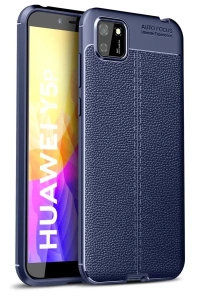 Huawei Y5P Kılıf Auto Focus Kapak - Lacivert
