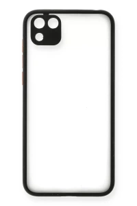 Huawei Y5P Kılıf Montreal Silikon Kapak - Siyah